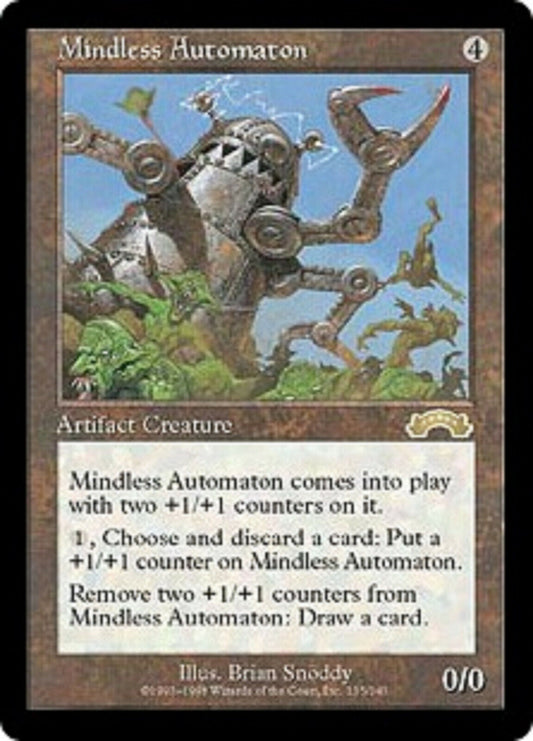 MTG 1x Mindless Automaton Exodus card MTG Magic the Gathering