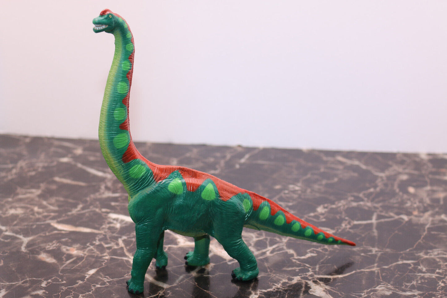 Safari Ltd. Brachiosaurus 8” 1998 Dinosaur Discontinued Red Variant Rare Colors