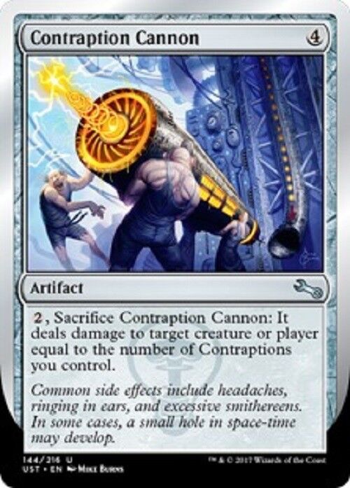 MTG 4x Contraption Cannon Unstable Cards Magic the Gathering MTG