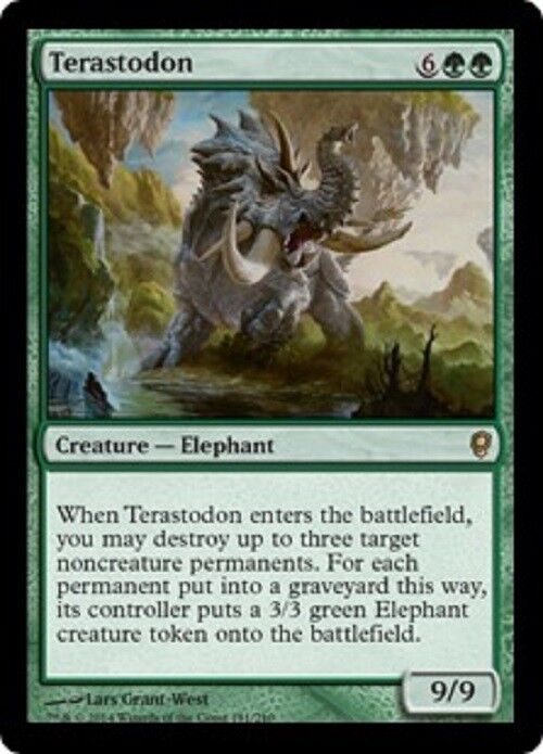 MTG 1x Terastodon Conspiracy Mtg Magic The Gathering Card Commander