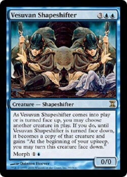 MTG Vesuvan Shapeshifter Time Spiral MTG Magic the Gathering Card Commander RARE