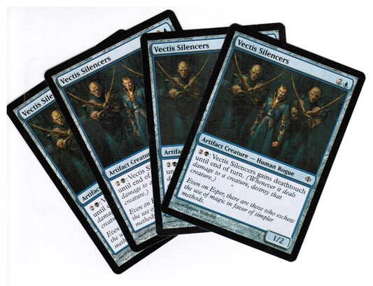 MTG MTG Vectis Silencers Shards of Alara  X4 4x Magic the GAthering  Deathtouch