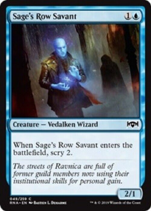 MTG 4x Sage's Row Savant Ravnica Allegiance MTG Magic the Gathering card