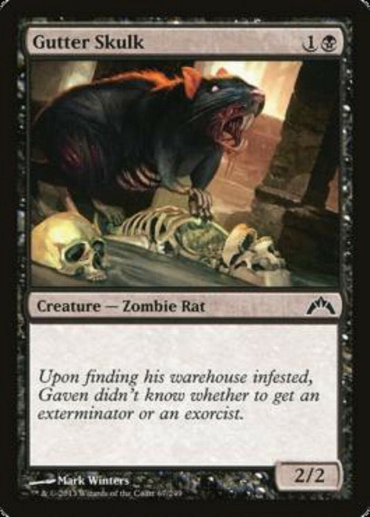 MTG MTG 4x   Gutter Skulk Gatecrash card Magic the gathering