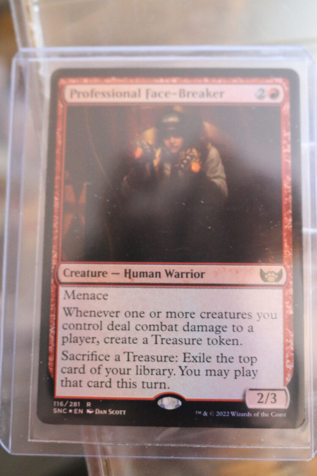 MTG MTG x1  Professional Face-Breaker Foil Streets of New Capenna Magic gatheri