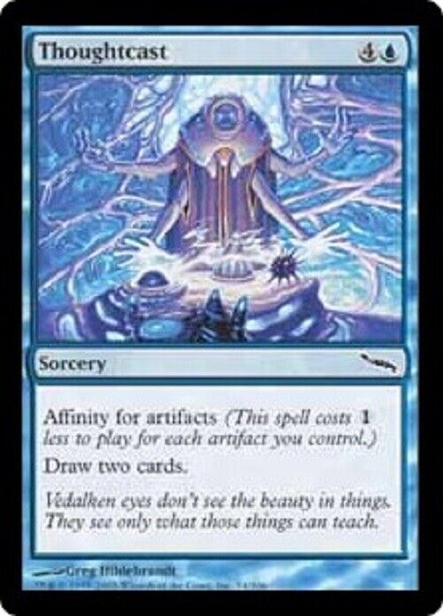 MTG MTG 1x Thoughtcast Mirrodin Magic The Gathering card