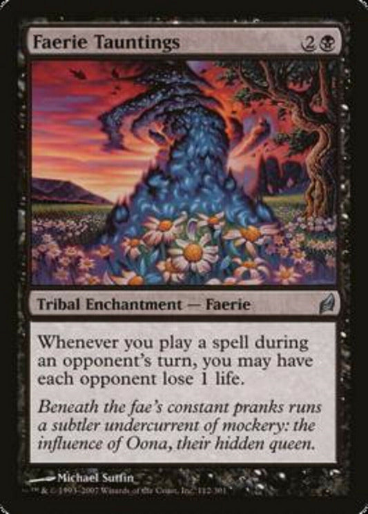 MTG MTG 1x  Faerie Tauntings Lorwyn card Magic the gathering