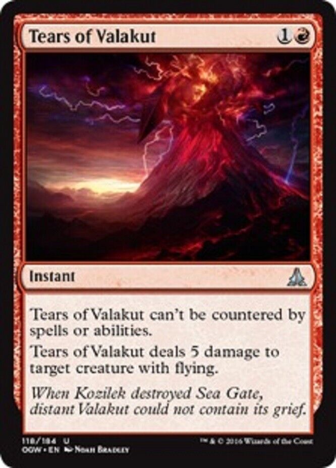 MTG 1x Tears of Valakut Oath of the Gatewatch MTG MAGIC THE GATHERING CARD