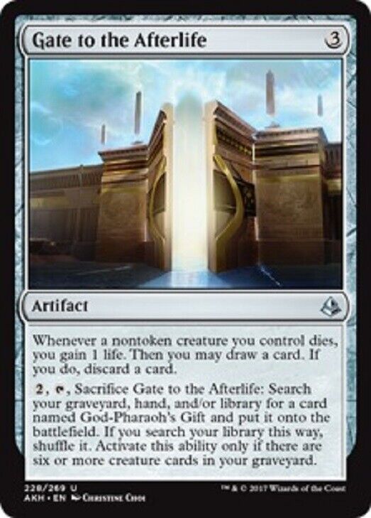 MTG Mtg x1 Gate to the Afterlife Amonket Magic the Gathering card