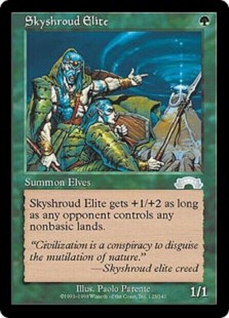 MTG 1x  Skyshroud Elite Exodus MTG Magic the Gathering