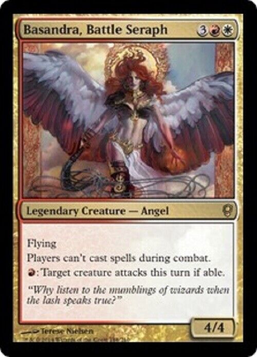 MTG Basandra, Battle Seraph Magic: Conspiracy MTG Magic the Gathering card