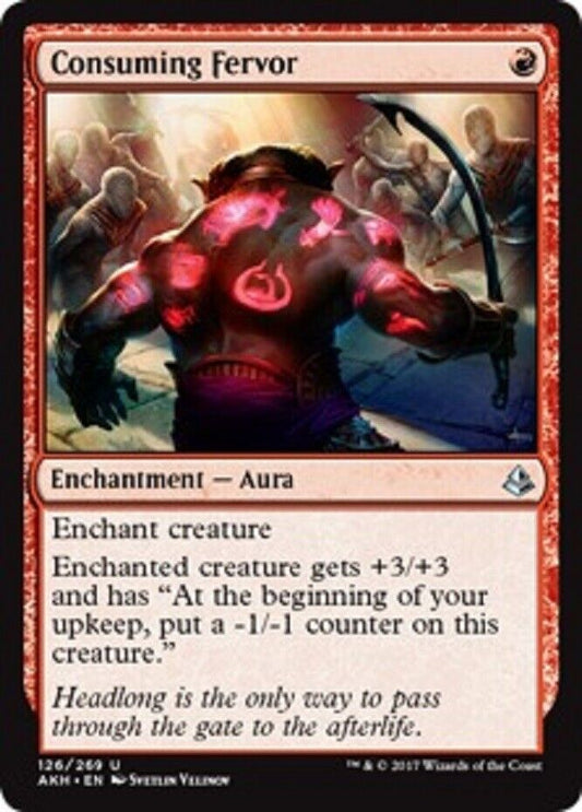 MTG MTG X1 Consuming Fervor Amonkhet FOIL CARD Magic the GAthering