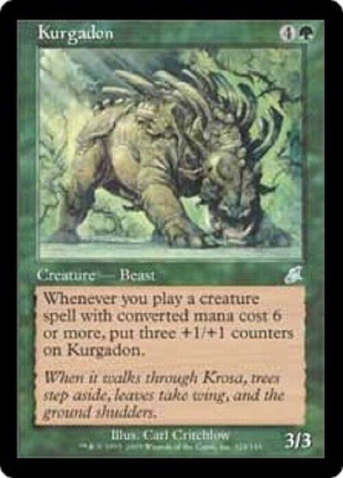 MTG MTG 1x Kurgadon Scourge  Card Magic The Gathering Commander Pauper