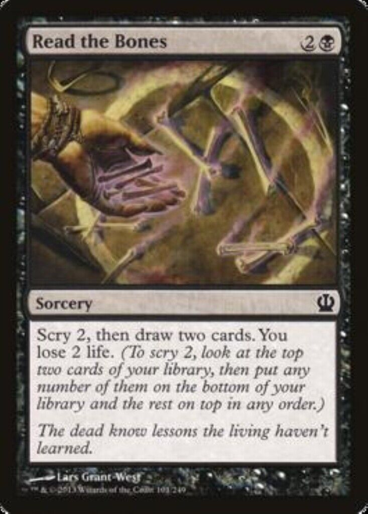 MTG MTG 1x Read the Bones Theros card Magic The Gathering