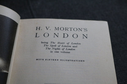 H.V. Morton'S London 1949 Hardcover Vintage Book Antique