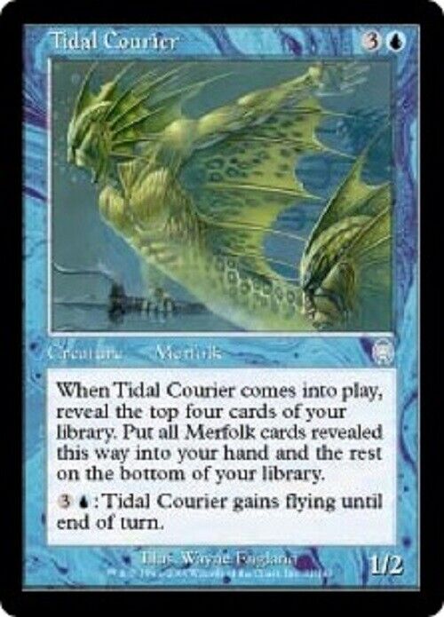 MTG MTG 1x  Tidal Courier AP Apocalypse  Card Magic The Gathering pauper