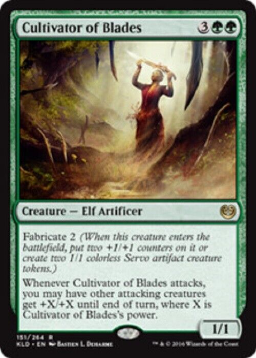 MTG MTG 1x  Cultivator of Blades rare Kaladesh Card Magic The Gathering