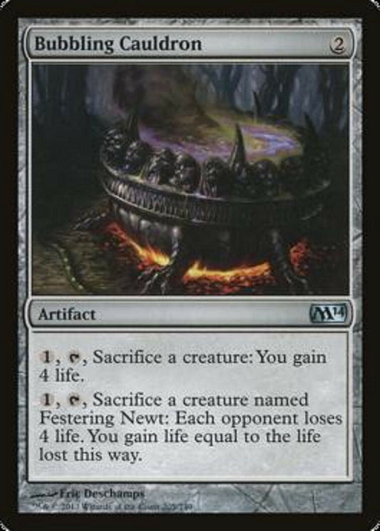 MTG MTG 1x Bubbling Cauldron Magic 2014 Core Set Magic the Gathering