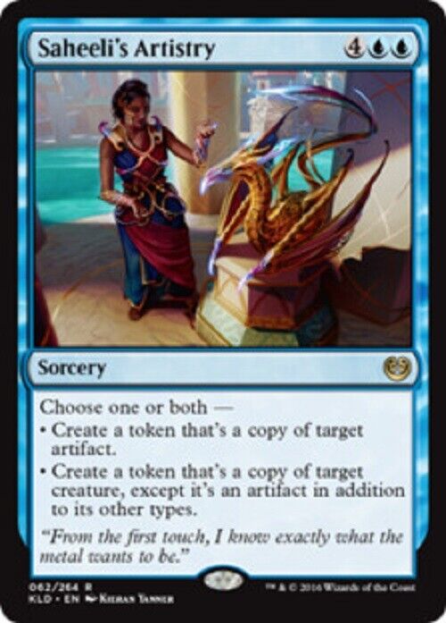 MTG MTG 1x  Saheeli's Artistry Kaladesh  Card Magic The Gathering