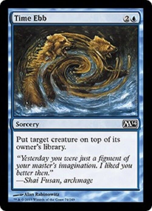 MTG 4x MTG Time Ebb M14 Magic 2014 Core Set Magic the GAthering