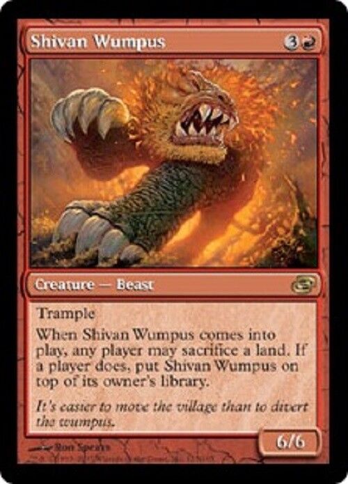 MTG Shivan Wumpus Planar Chaos MTG Magic Card Artifact Commander