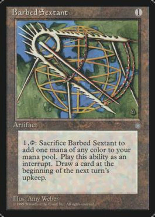 MTG MTG 4x Barbed Sextant Ice Age cards Vintage artifact cards Magic the gathering