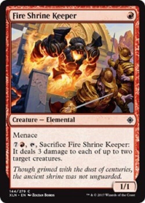 MTG 4x Fire Shrine Keeper NM Ixalan MTG Magic the gathering