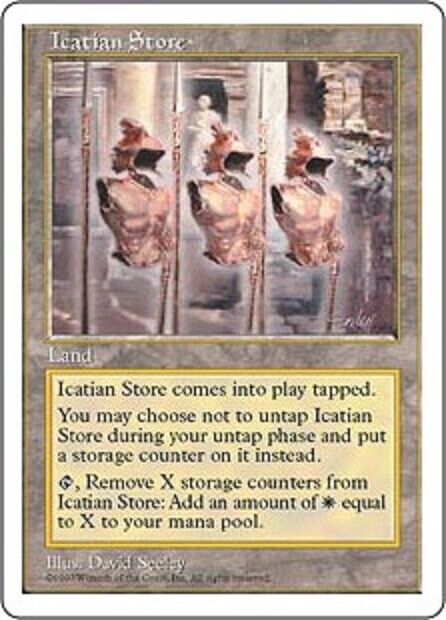 MTG 1x Icatian Store Fifth Edition  MTG Magic the Gathering