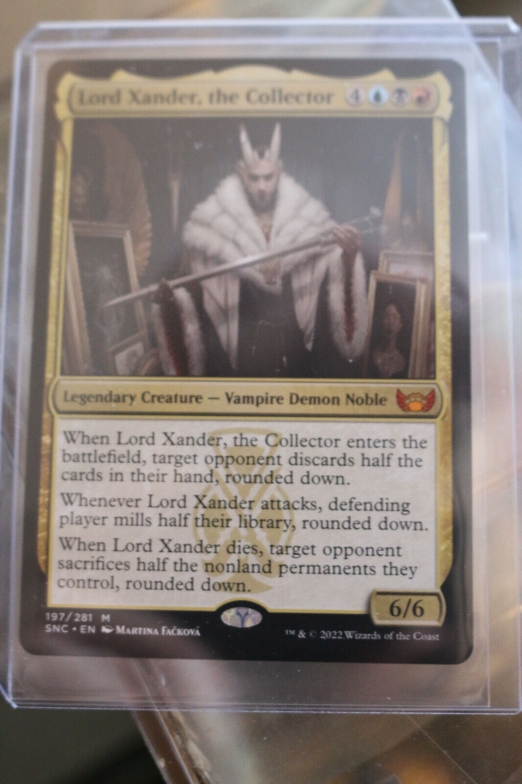 MTG MTG 1x Lord Xander, the Collector Streets of New Capenna card Magic