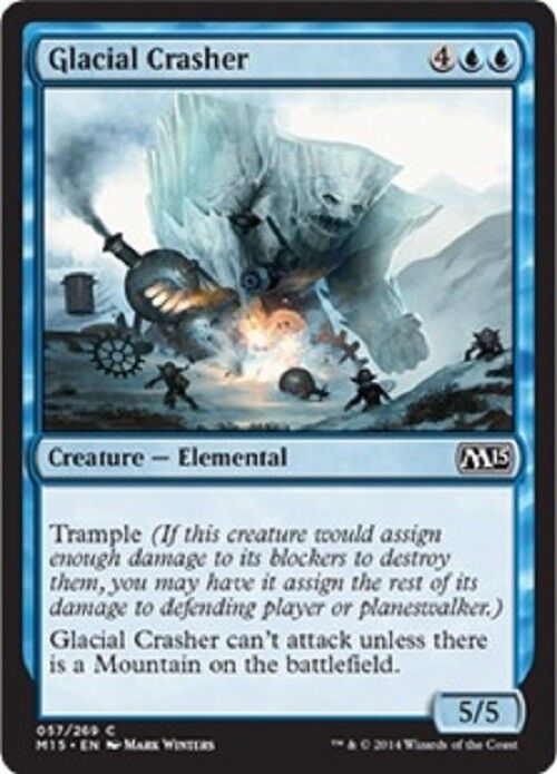 MTG MTG glacial crasher 2015 Core Set X4 Magic the GAthering cards Fast Cast