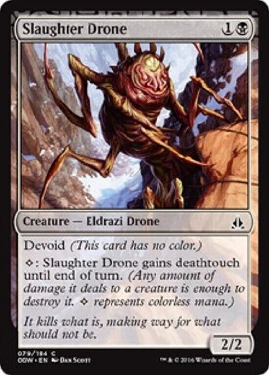 MTG 4x Slaughter Drone Oath of the Gatewatch  MTG Magic the Gathering card