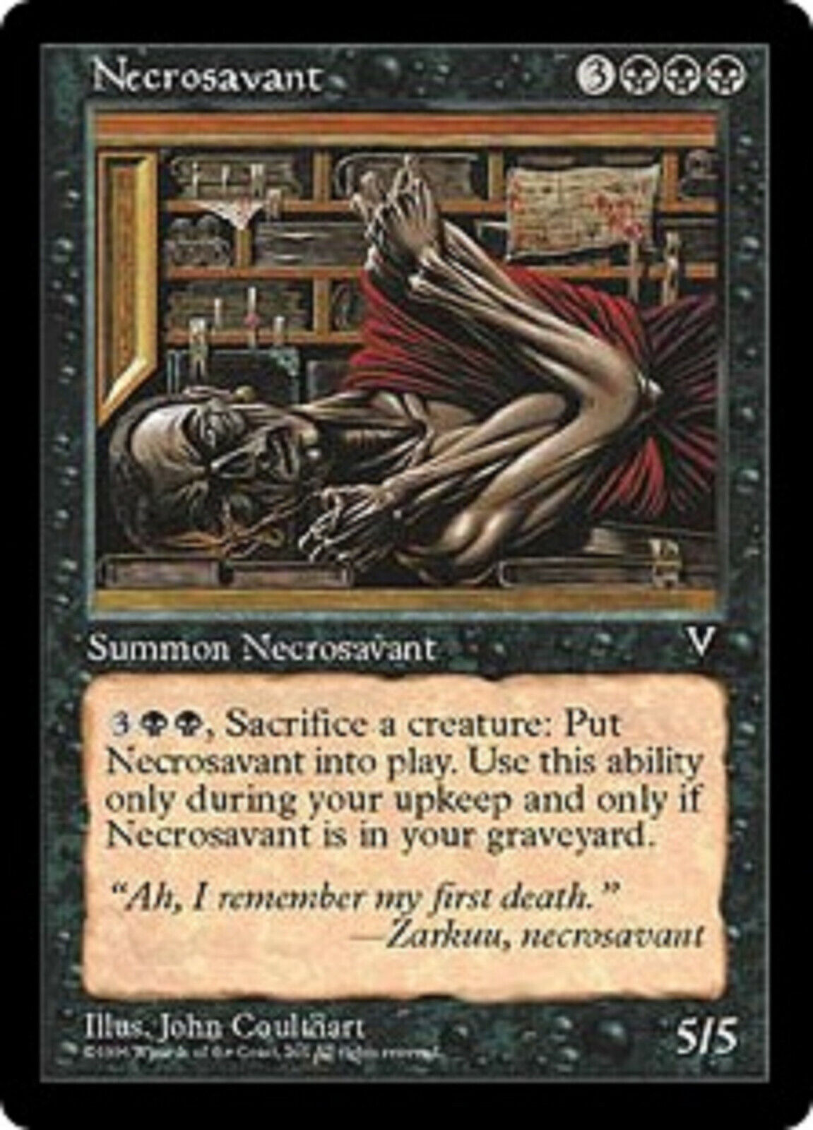 MTG MTG 1x  Necrosavant Visions Card Magic The Gathering