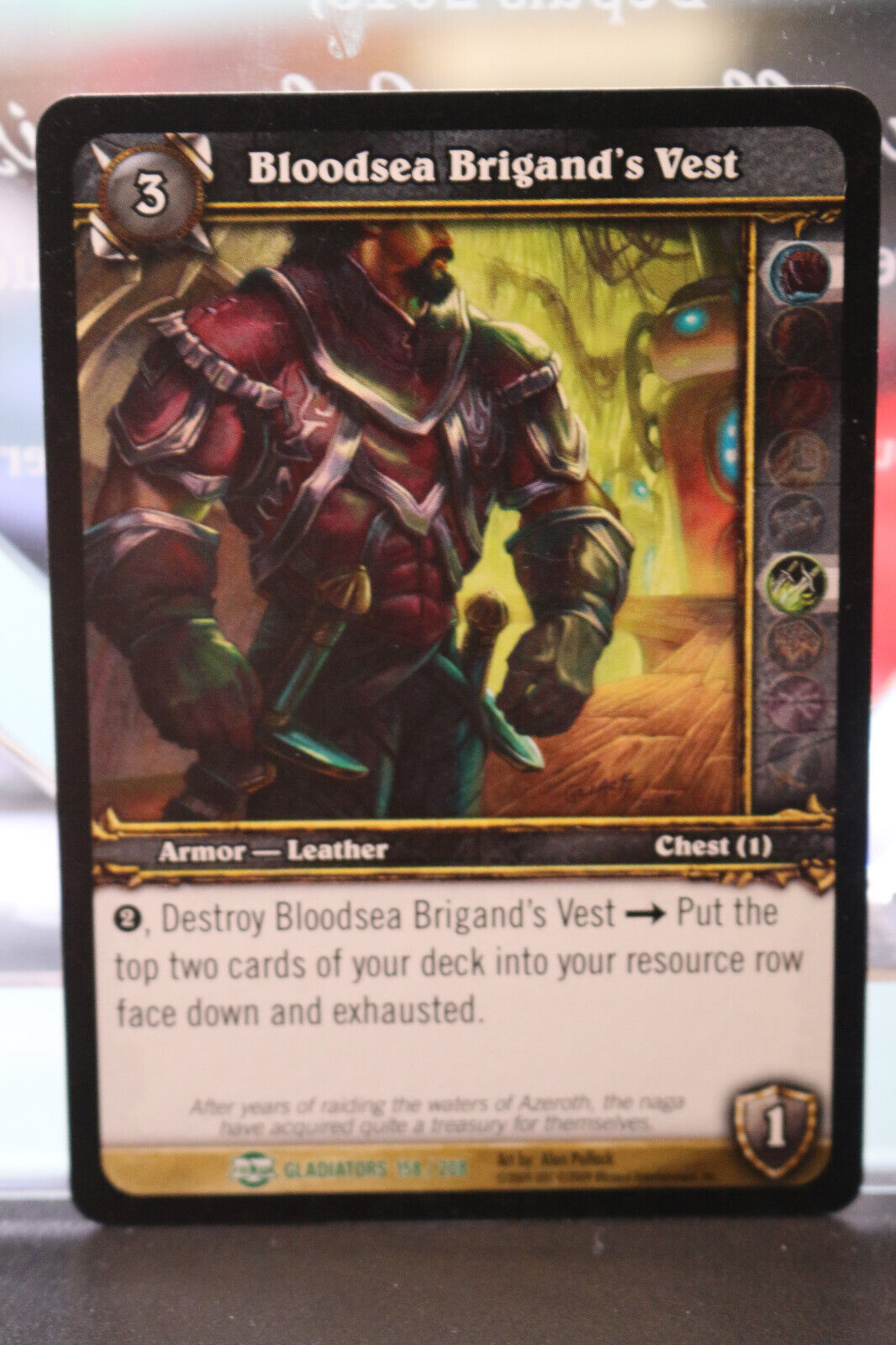 Bloodsea Brigand'S Vest-Blood Of Gladiators-World Of Warcraft Tcg Wow