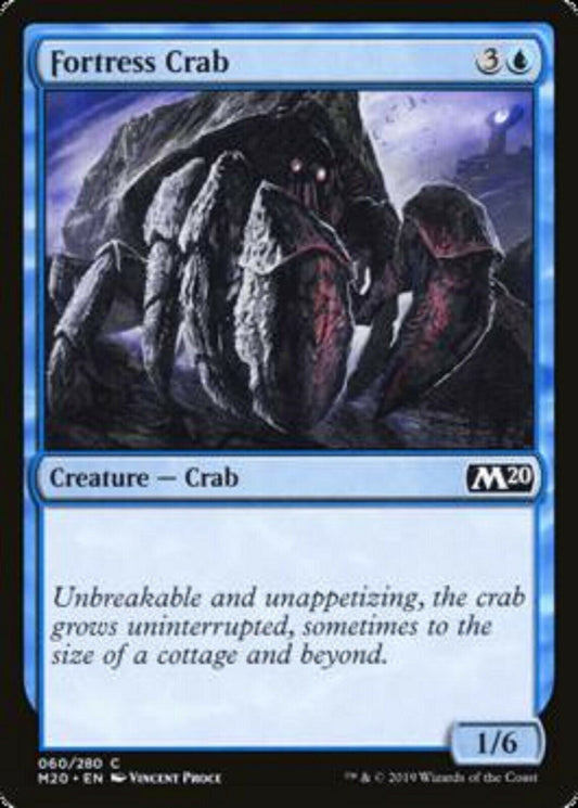 MTG MTG 4x Fortress Crab Core Set 2020 card Magic The Gathering