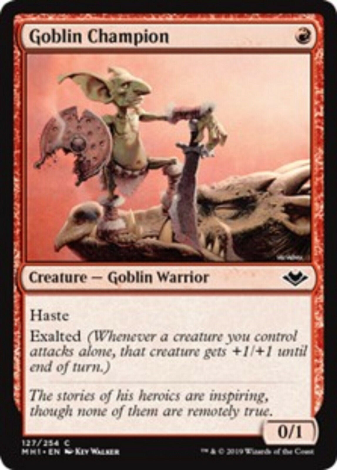 MTG MTG 4x Goblin Champion Modern Horizons Cards Magic The Gathering