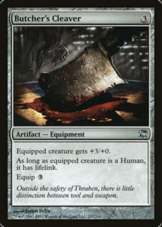 MTG 1x  Butcher's Cleaver Innistrad NM card Magic the Gathering