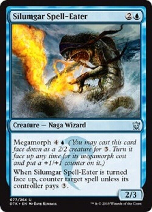 MTG MTG 1x Silumgar Spell-Eater Dragons of Tarkir Card Magic The Gathering