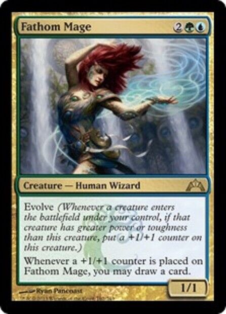 MTG MTG 1x  Fathom Mage Gatecrash  Magic The Gathering