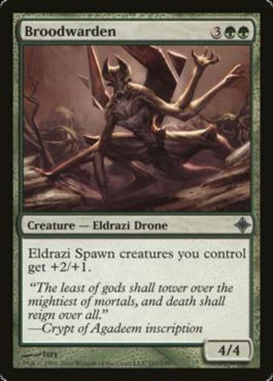 MTG MTG 1x  Broodwarden Rise of the Eldrazi  Card Magic The Gathering