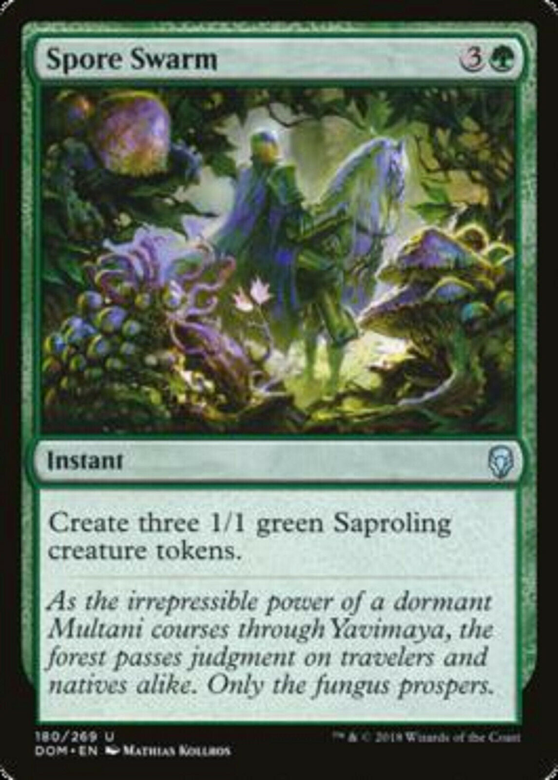 MTG MTG 1x  Spore Swarm Dominaria Card Magic The Gathering