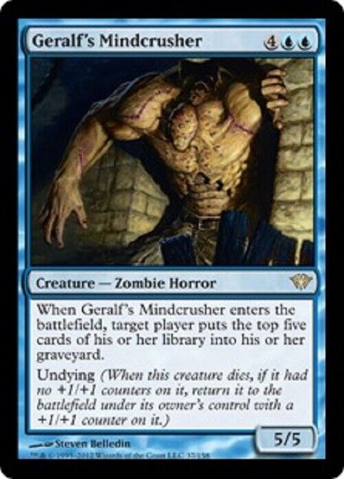 MTG 1x Geralf's Mindcrusher Dark Ascension Card Magic the Gathering Rare