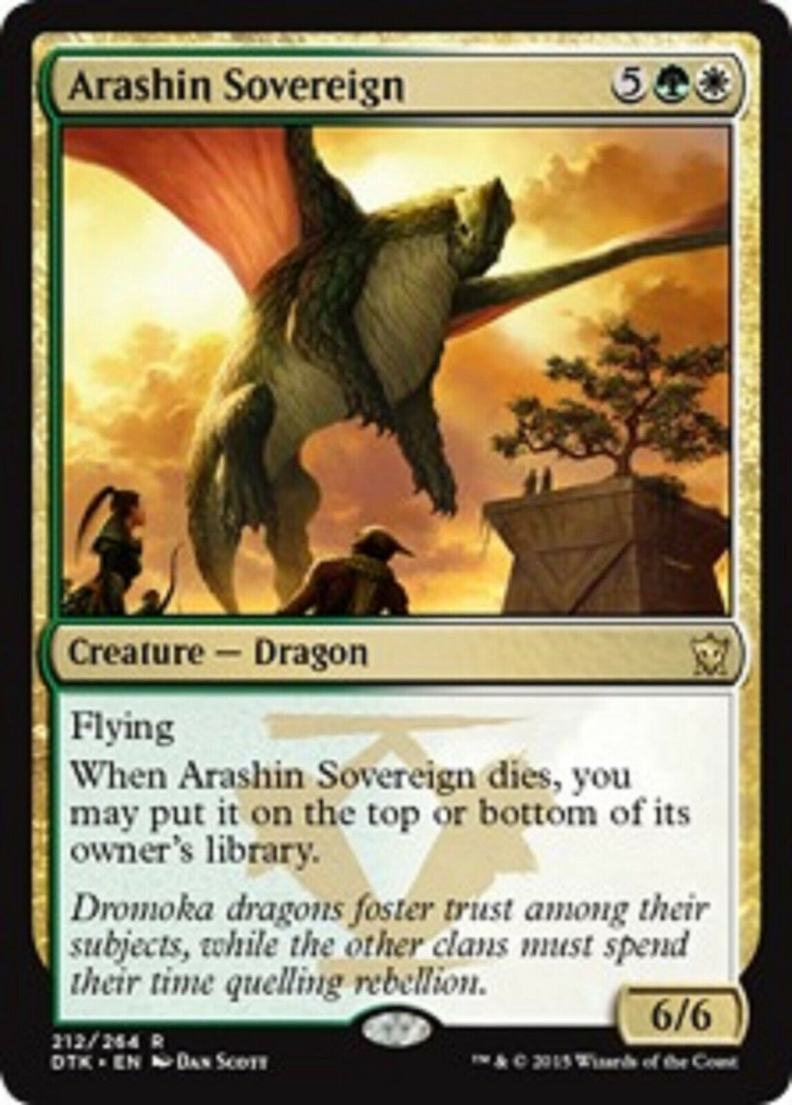 MTG MTG 1x Arashin Sovereign Dragons of Tarkir  Magic The Gathering