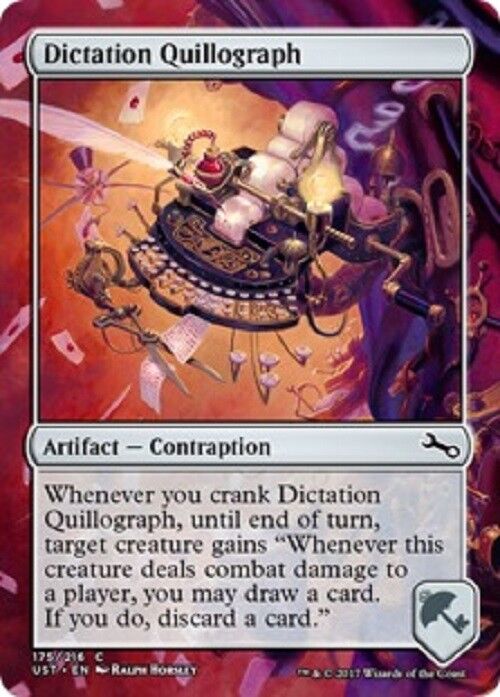 MTG 4x Dictation Quillograph Unstable Cards Magic the Gathering MTG