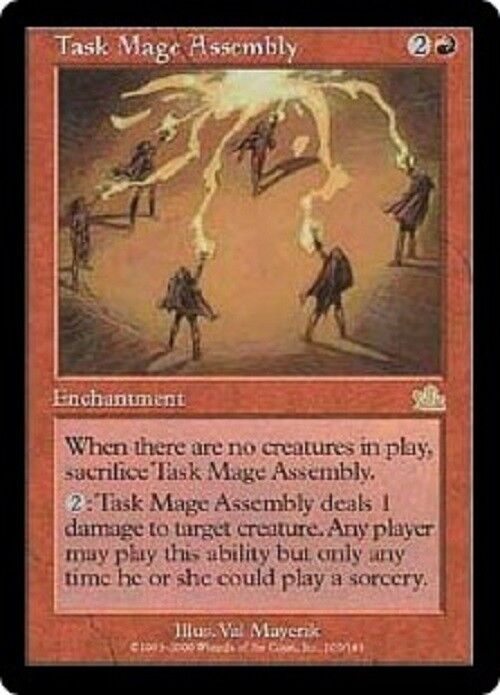 MTG 1x  Task Mage Assembly Prophecy Mtg Magic The Gathering Card Commander
