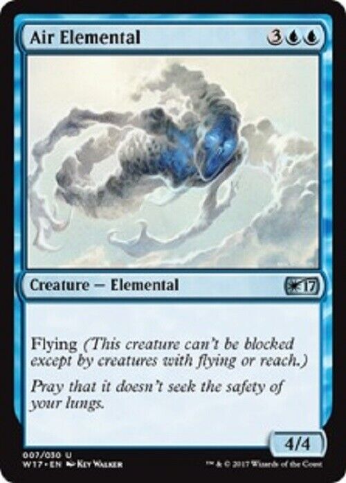 MTG MTG 1x  Air Elemental W17 Welcome Deck 2017 Card Magic The Gathering pauper