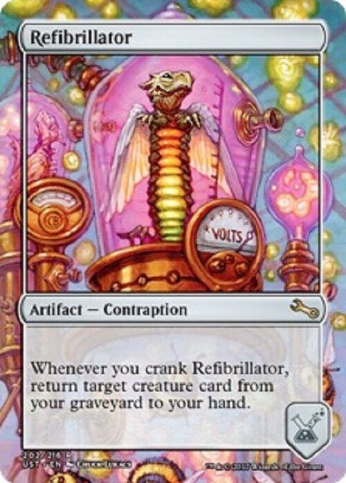 MTG MTG 1X Refibrillator NM Unstable card Magic The Gathering  Rare