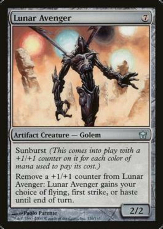 MTG MTG 1x   Lunar Avenger Fifth Dawn card Magic the Gathering