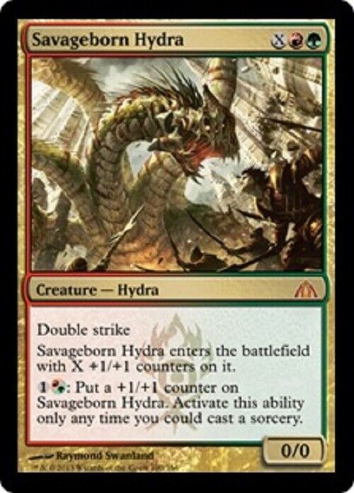 MTG x1 Savageborn Hydra Dragon's Maze  Magic the Gathering card