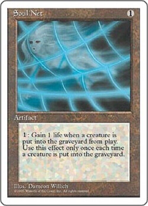 MTG MTG 1x  Soul Net 4ED Fourth Edition  Magic The Gathering card