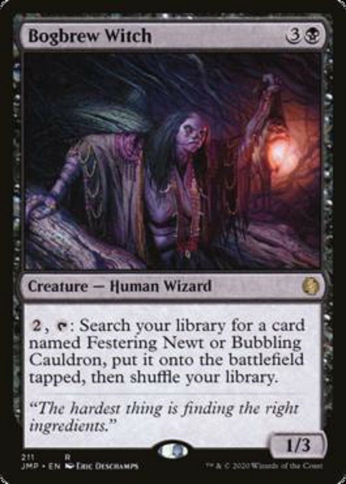 MTG MTG 1x Bogbrew Witch Jumpstart Magic the Gathering card